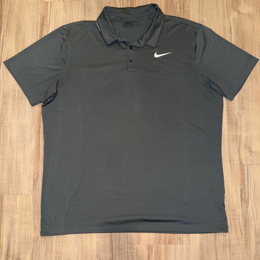 Nike Men's Gray Polo Shirt